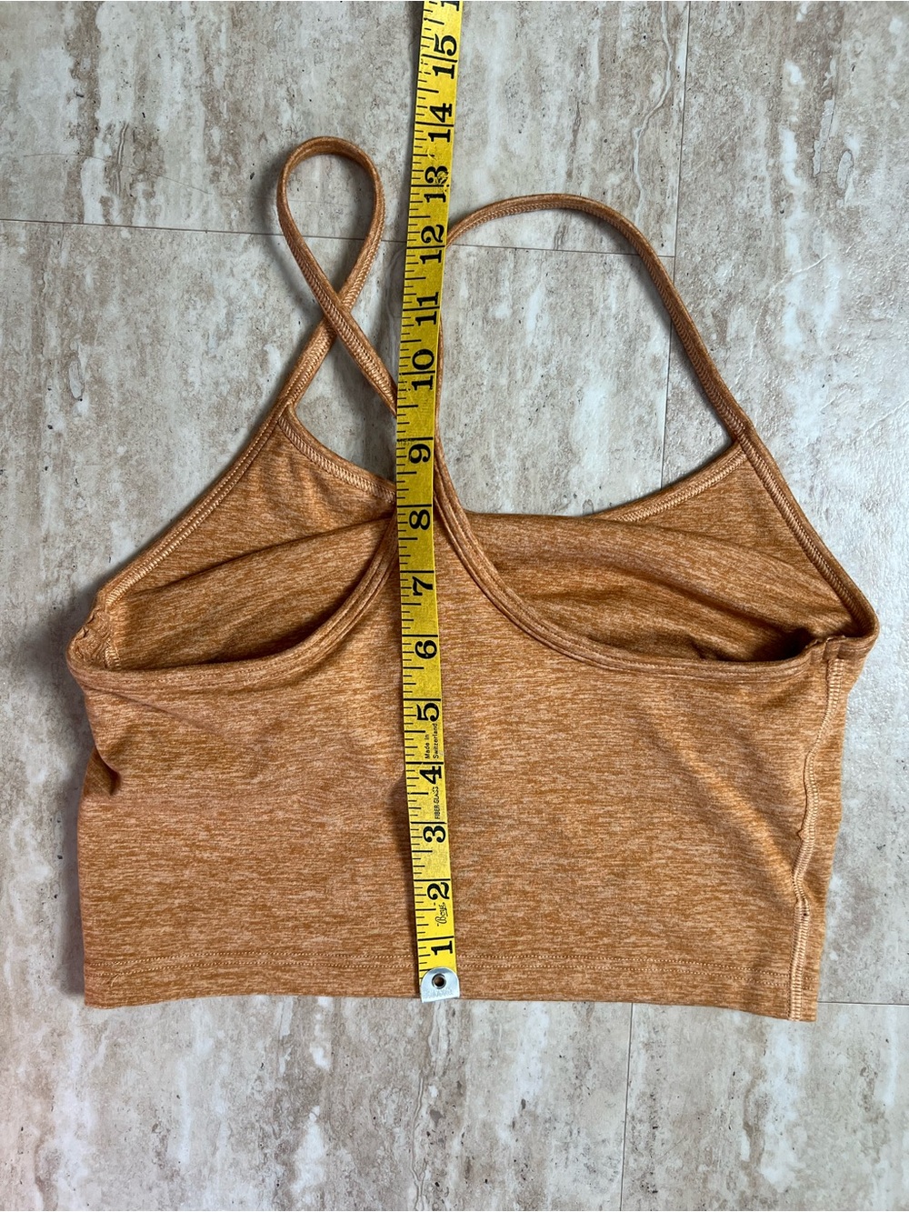 offline by aerie Mustard Orange The Hugger Moulant Bralette Recharge XS - Picture 2 of 7